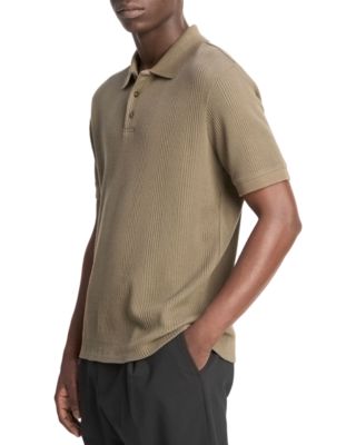 Variegated Texture Polo Shirt
