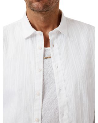 Roman Oversized Fit Textured Shirt