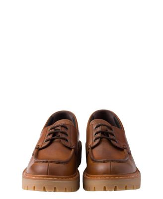 Men's Laced Leather Loafers