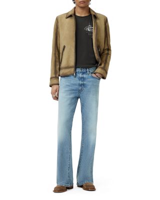 Raw Edge Graphic Logo Tee