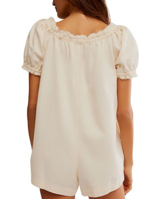 Daisy Denim Babydoll Romper