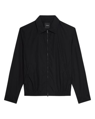 Zip Blouson in Soft Lawn