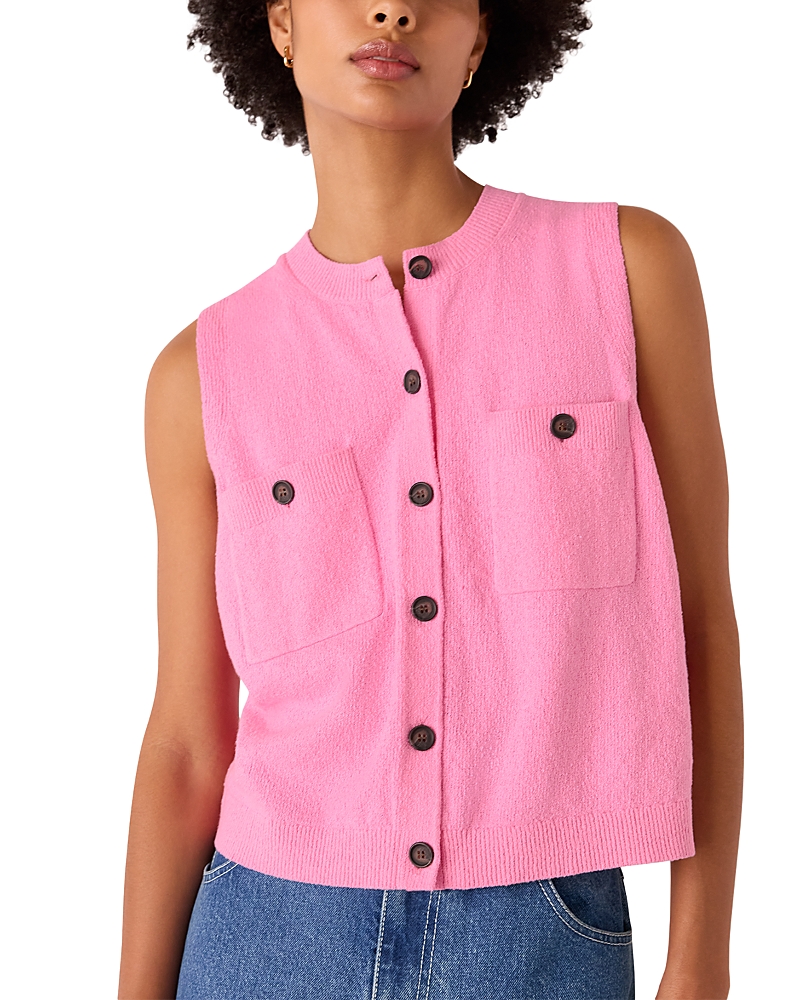 Whistles Boucle Textured Vest