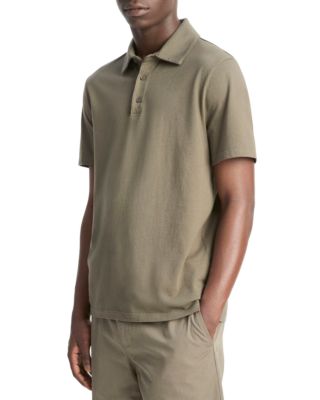 Cotton Knit Polo Shirt  