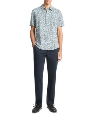 Printed Button Front Shirt