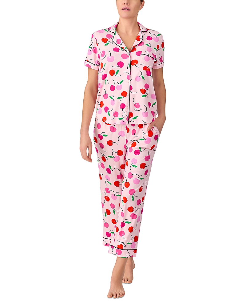 kate spade new york Short Sleeve Cropped Pajama Set