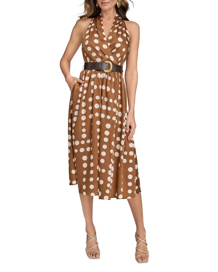 Halter Fit and Flare Dress
