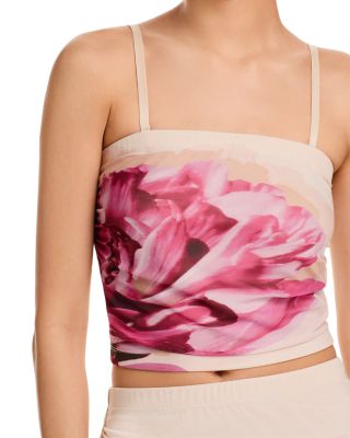 Rose Mesh Tube Top - Exclusive