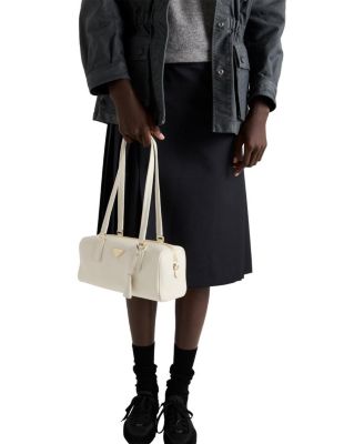 Medium Leather Top-Handle Bag with Padlock