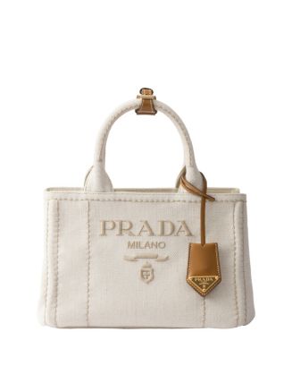 ショルダーバッグ PRADA PRADA JARDINIERE EXTRA LARGE HANDBAG IN CANVAS Black Prada Jardinière Cotton Canvas Mini Handbag | PRADA