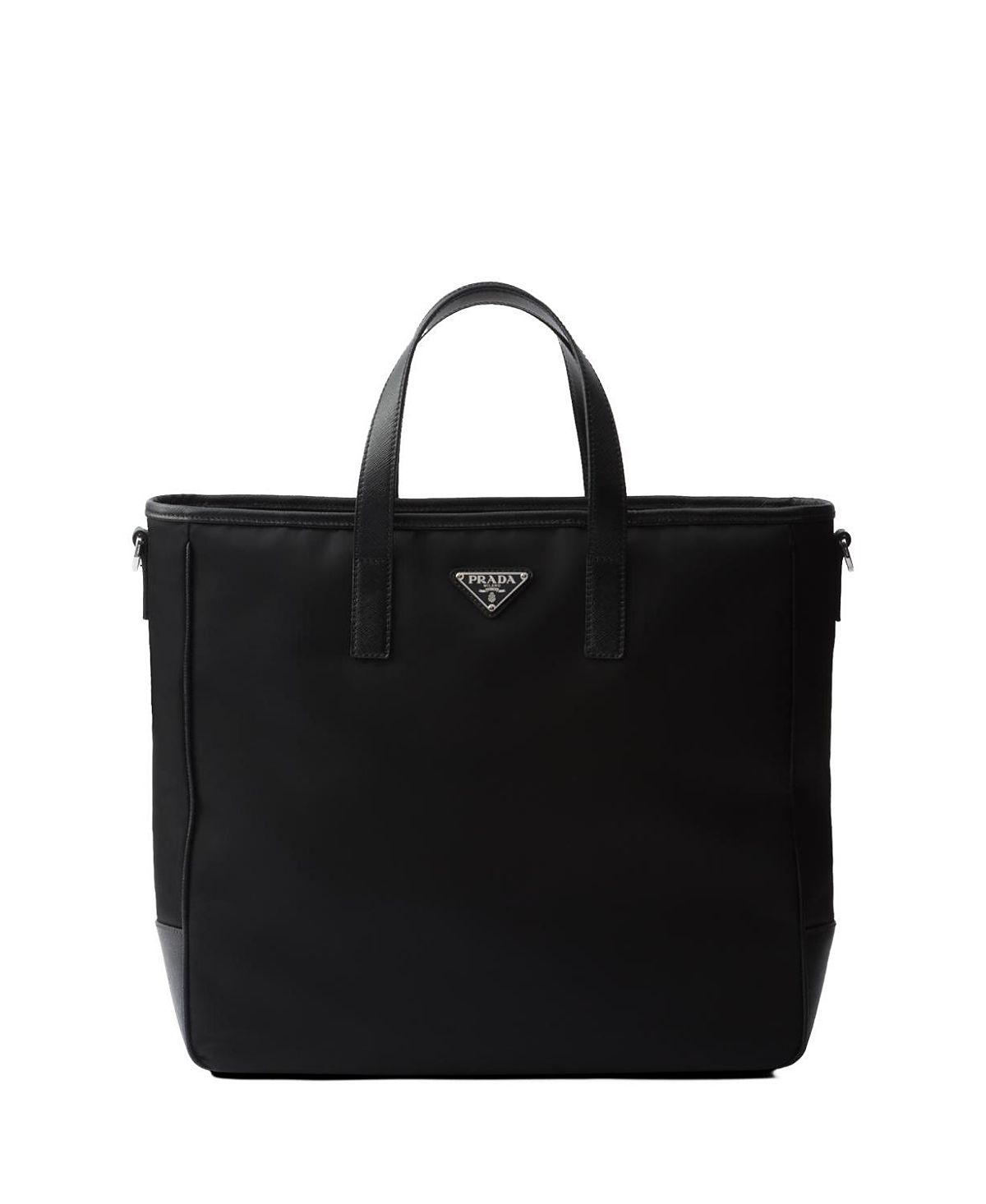 Prada Re-Nylon and Saffiano Leather Tote Bag