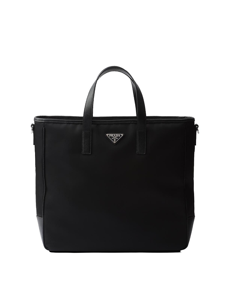 Prada Re-Nylon and Saffiano Leather Tote Bag