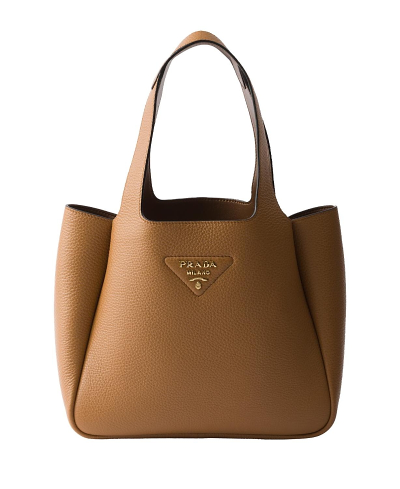Shop Prada Small Leather Tote Bag