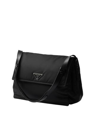  Traveller Large Padded Re-Nylon Shoulder Bag