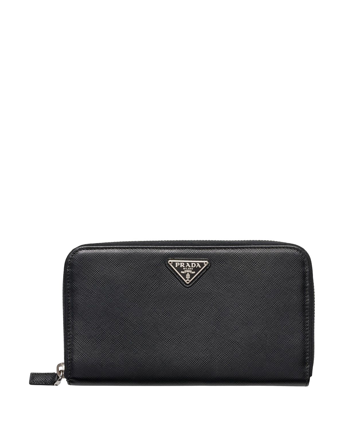 Prada Large Saffiano Leather Wallet