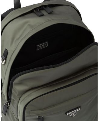 Re-Nylon and Saffiano Leather Backpack