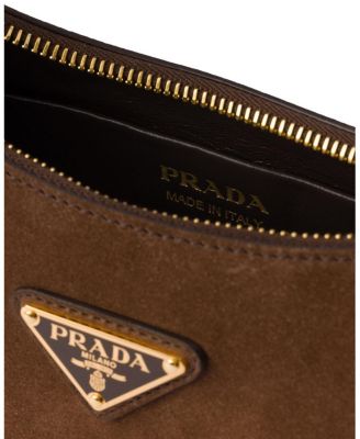 Arque Suede Shoulder Bag