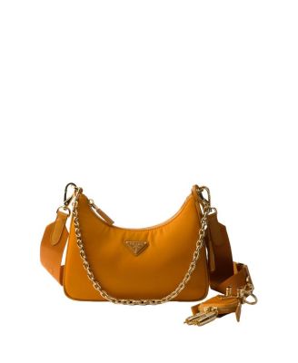 Re-Edition 2005 Re-Nylon and Saffiano Leather Bag with Charm