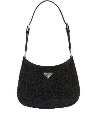 Cleo Satin Bag with Crystals