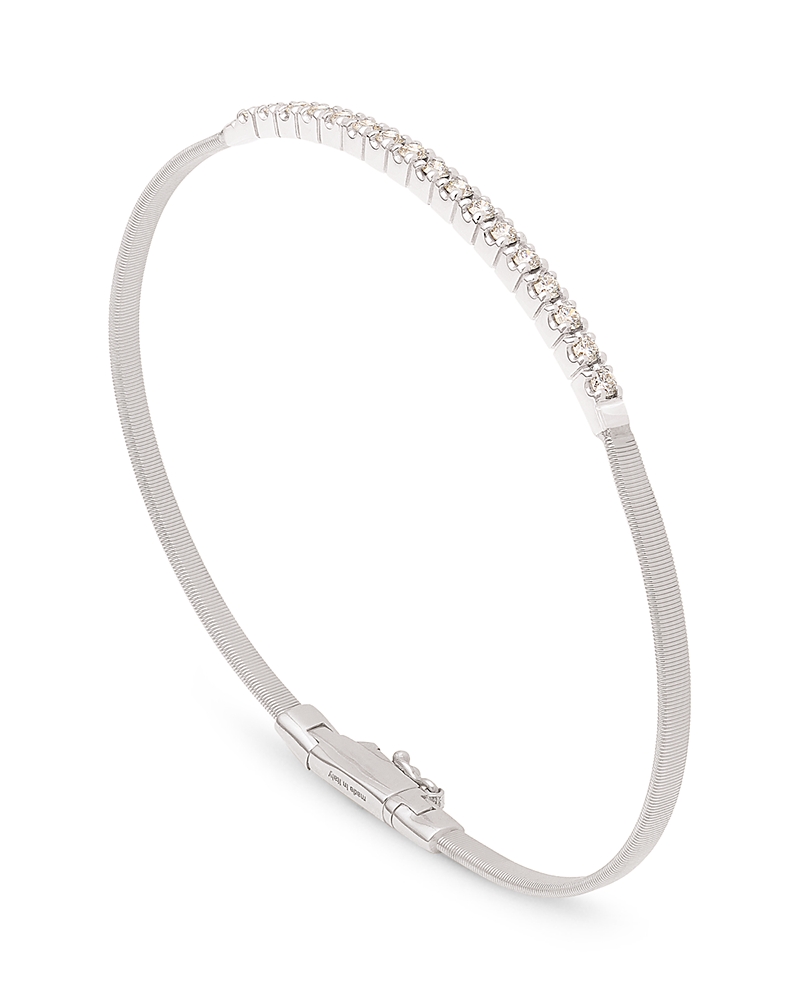 Marco Bicego 18K White Gold & Diamond Masai Medium Stackable Bracelet