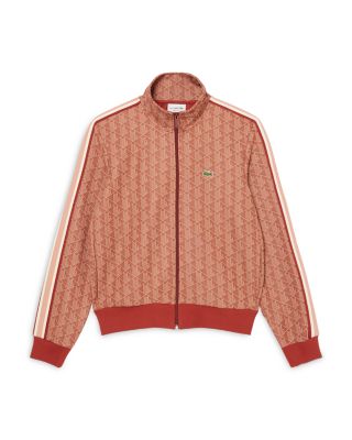 Lacoste Monogram Print Zip Front Track Jacket | Bloomingdale's Men