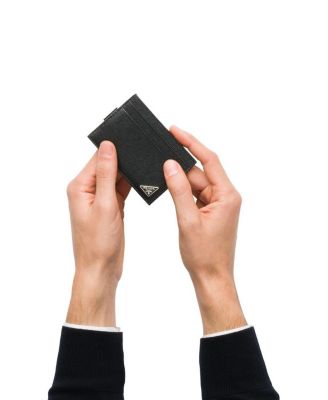  Saffiano Leather Card Holder