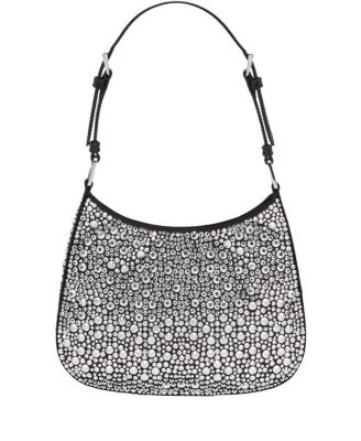 Cleo Satin Bag with Crystals