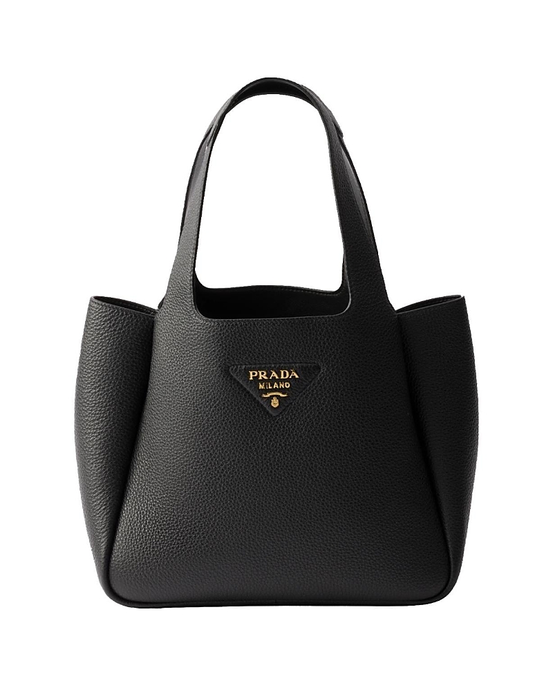 Shop Prada Small Leather Tote Bag
