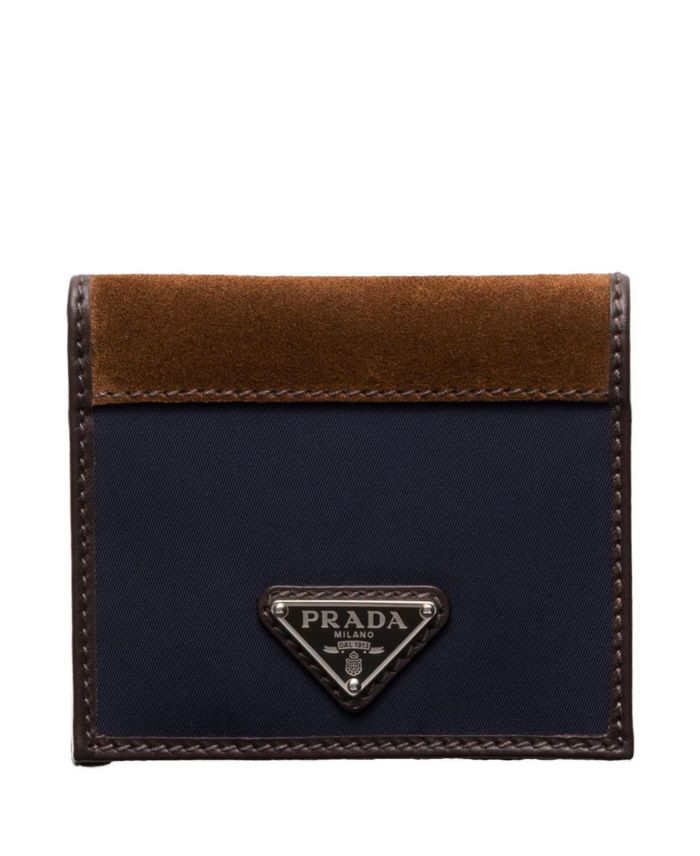 Re-Nylon and Leather Wallet