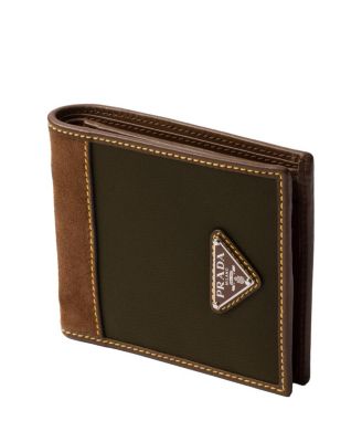 Re-Nylon and Leather Wallet