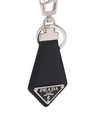 Saffiano Leather Keychain