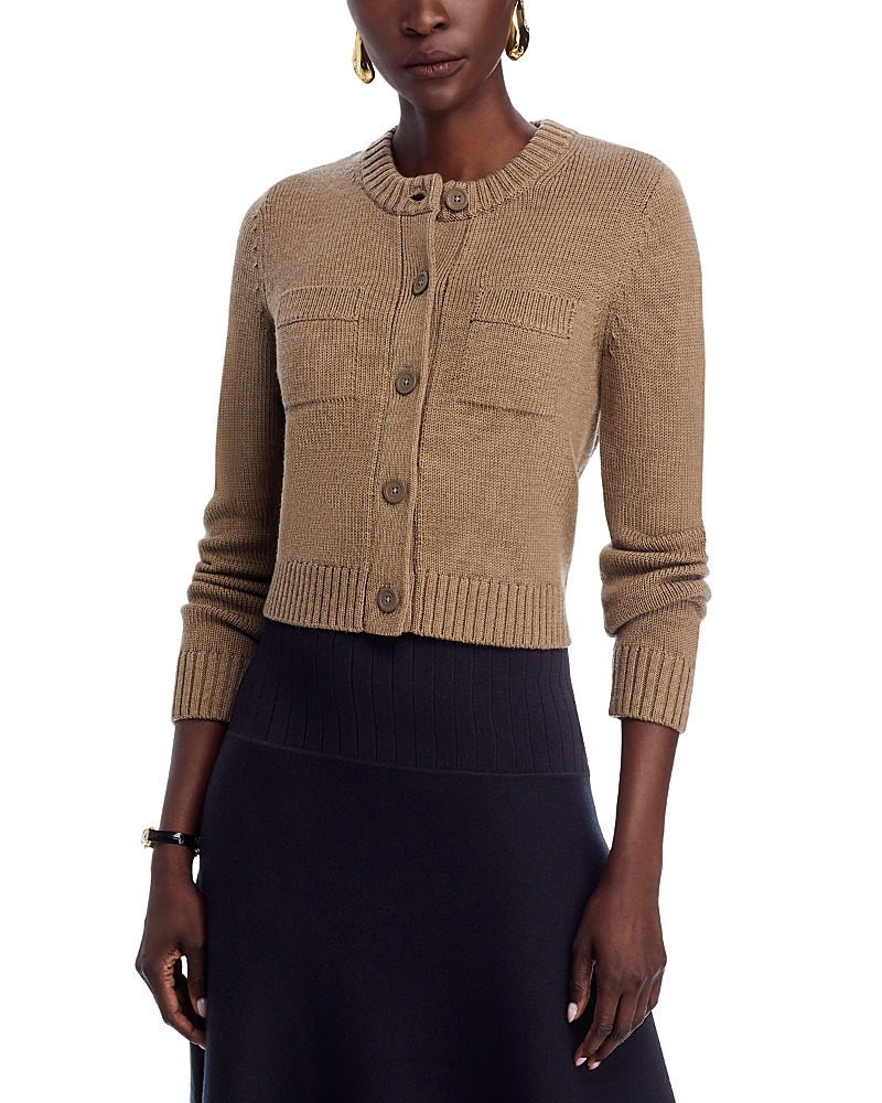 Shop Michael Kors Merino Button Down Cardigan