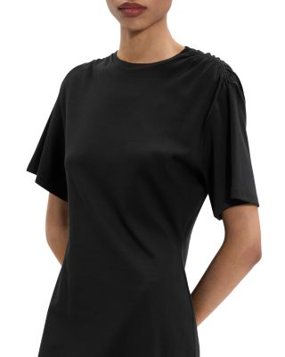 Ruched Shoulder Dress