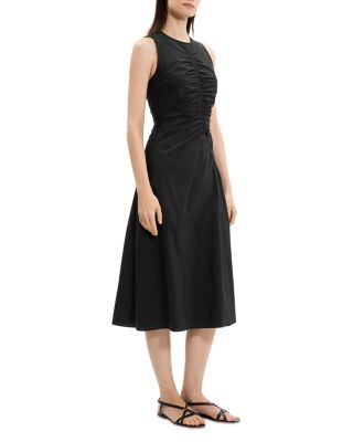 Ruched Sleeveless Dress