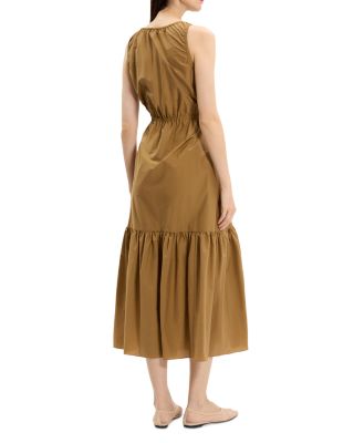 Sleeveless Gathered Tier Dress