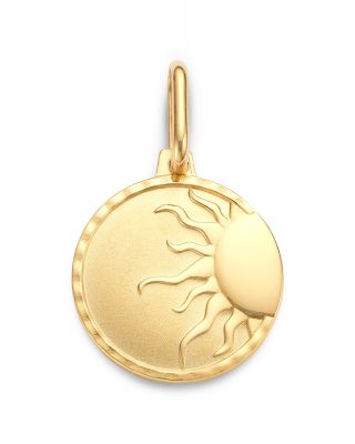 Bloomingdale's Fine Collection - Sun Pendant in 14K Yellow Gold