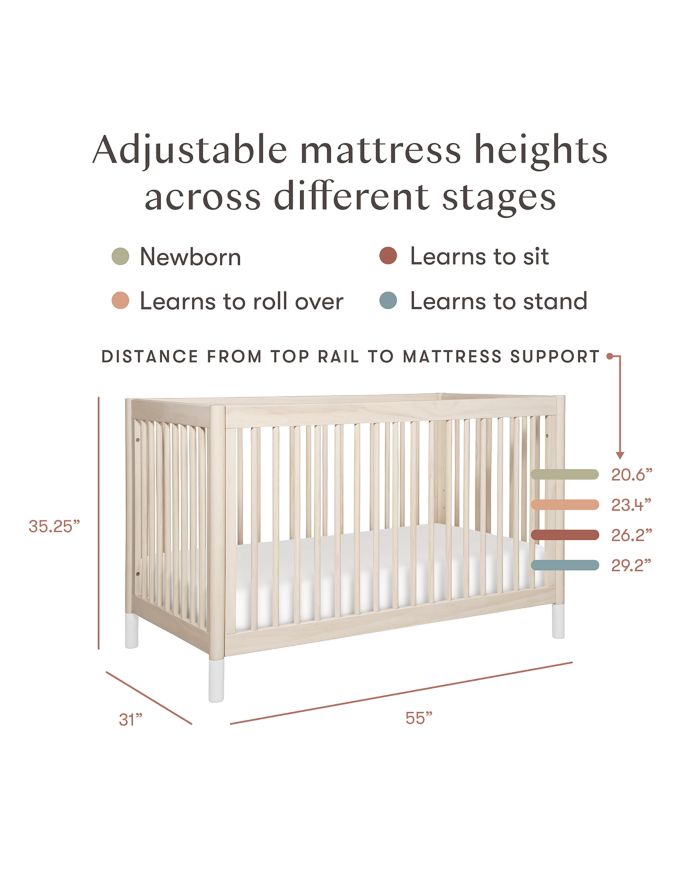 Gelato 4-in-1 Convertible Crib