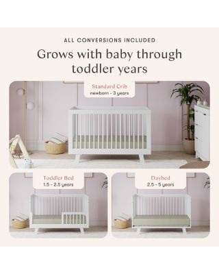 Hudson 3-in-1 Convertible Crib