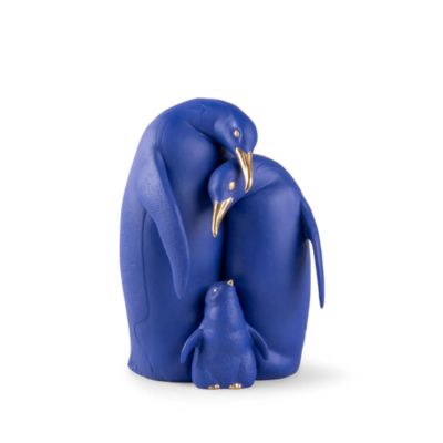 Penguin Family, Blue-Gold