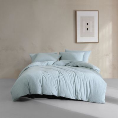 Modern Melang&eacute; Jersey Duvet Cover Set, Twin