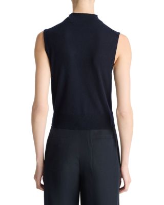 Sleeveless Mock Neck Top