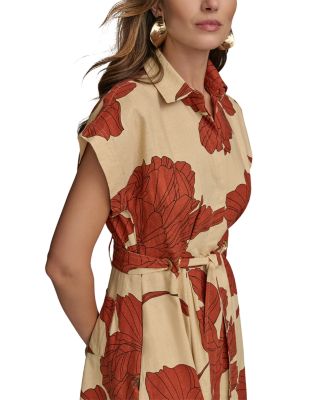 Linen Blend Shirtdress