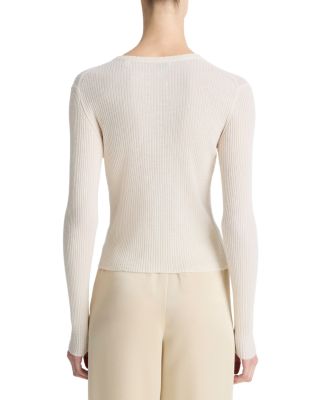 Ribbed Long Sleeve Henley