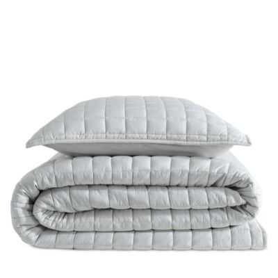 Reversible Mini Box Quilt Bedding Set