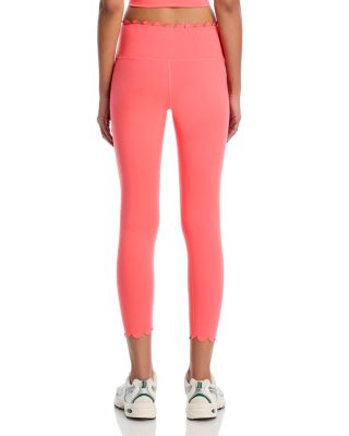 High Rise 7/8 Scalloped Leggings - Exclusive