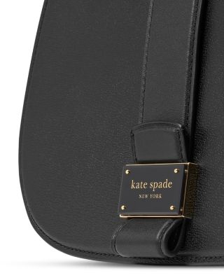 Nouveau Textured Leather Medium Saddle Bag