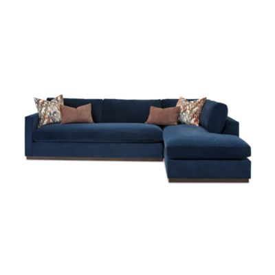 Savoy 2-Piece Fabric Sectional