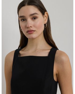 Stretch Crepe Sleeveless Dress