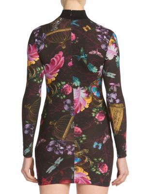 Printed Long Sleeve Dress