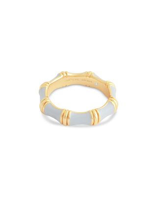 Blue Bamboo Band Ring
